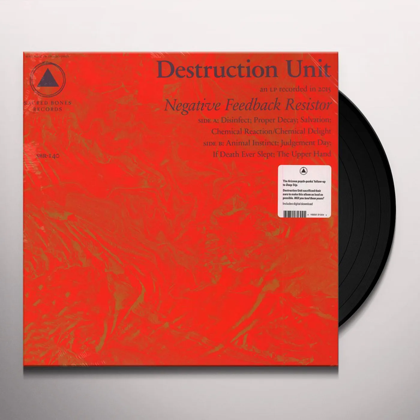 Destruction Unit Negative Feedback Resistor Vinyl Record