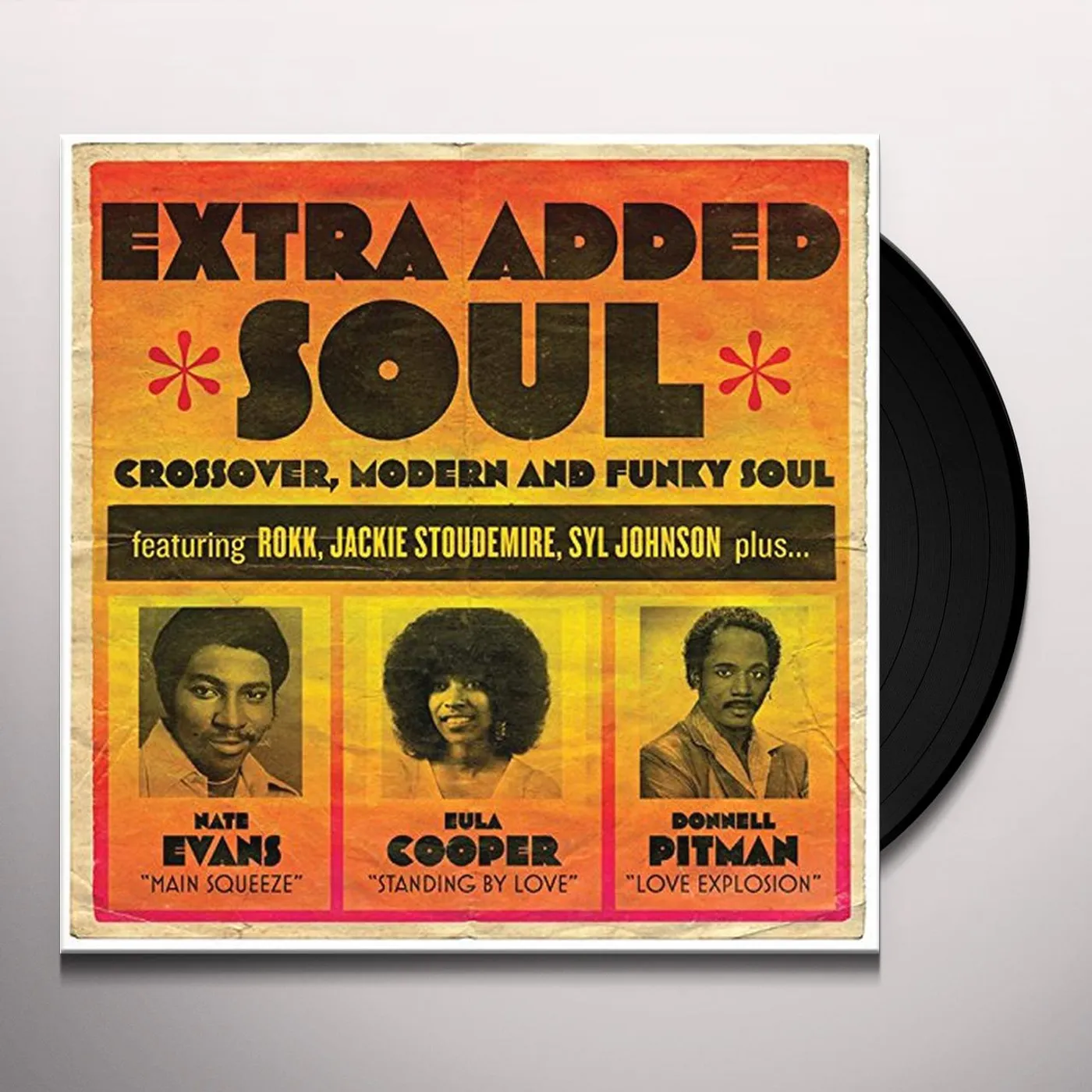 EXTRA ADDED SOUL: CROSSOVER MODERN & FUNKY SOUL Vinyl Record