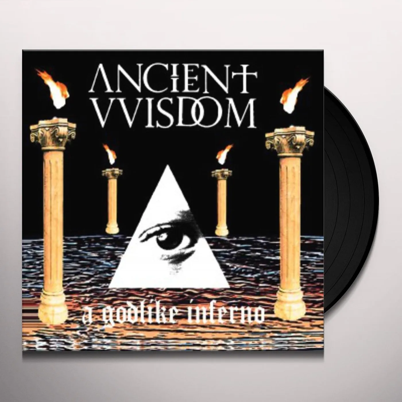 Ancient Wisdom GODLIKE INFERNO (DARK GREY/GREEN VINYL) Vinyl Record