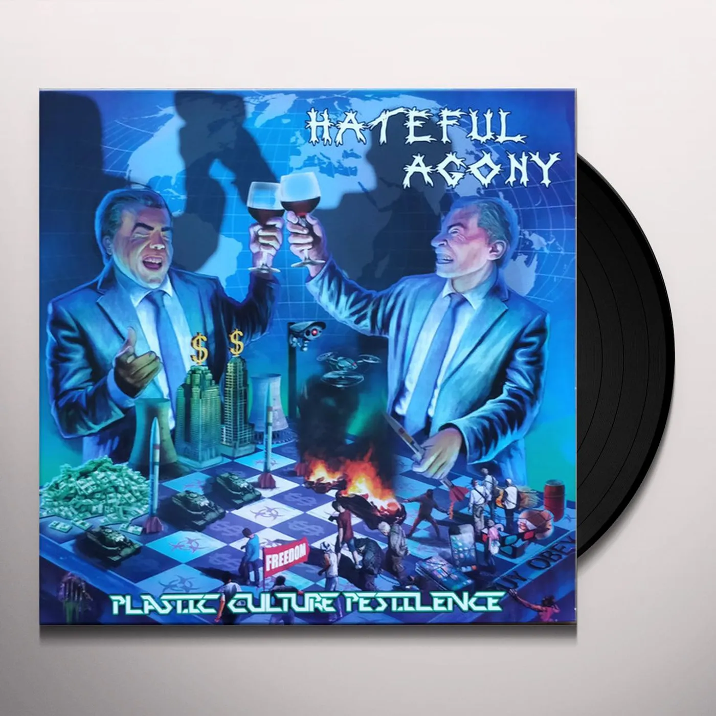 Hateful Agony Plastic Culture Pestilence Vinyl Record