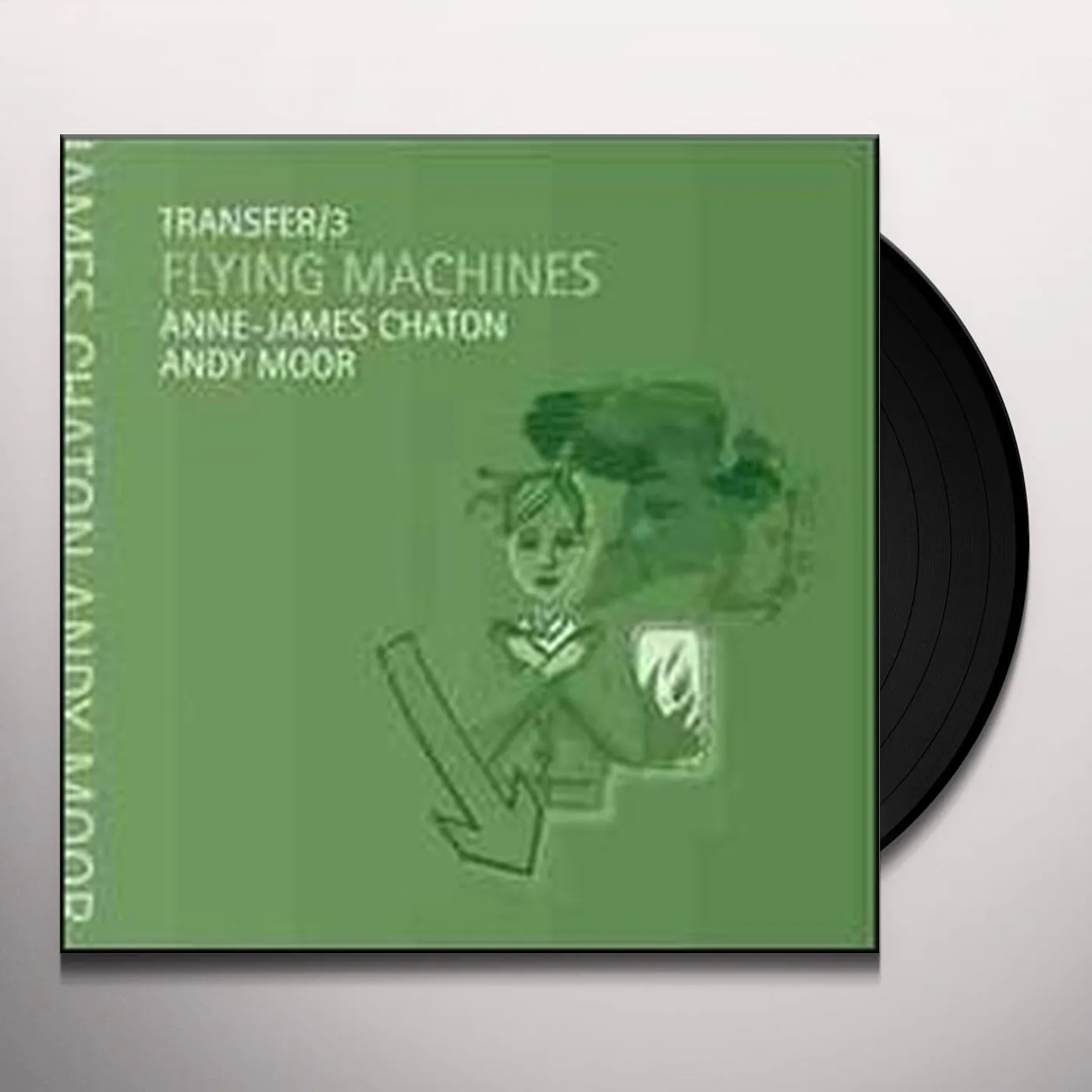 Anne James Chaton & Andy Moor Transfer/3 Flying Machines Vinyl Record