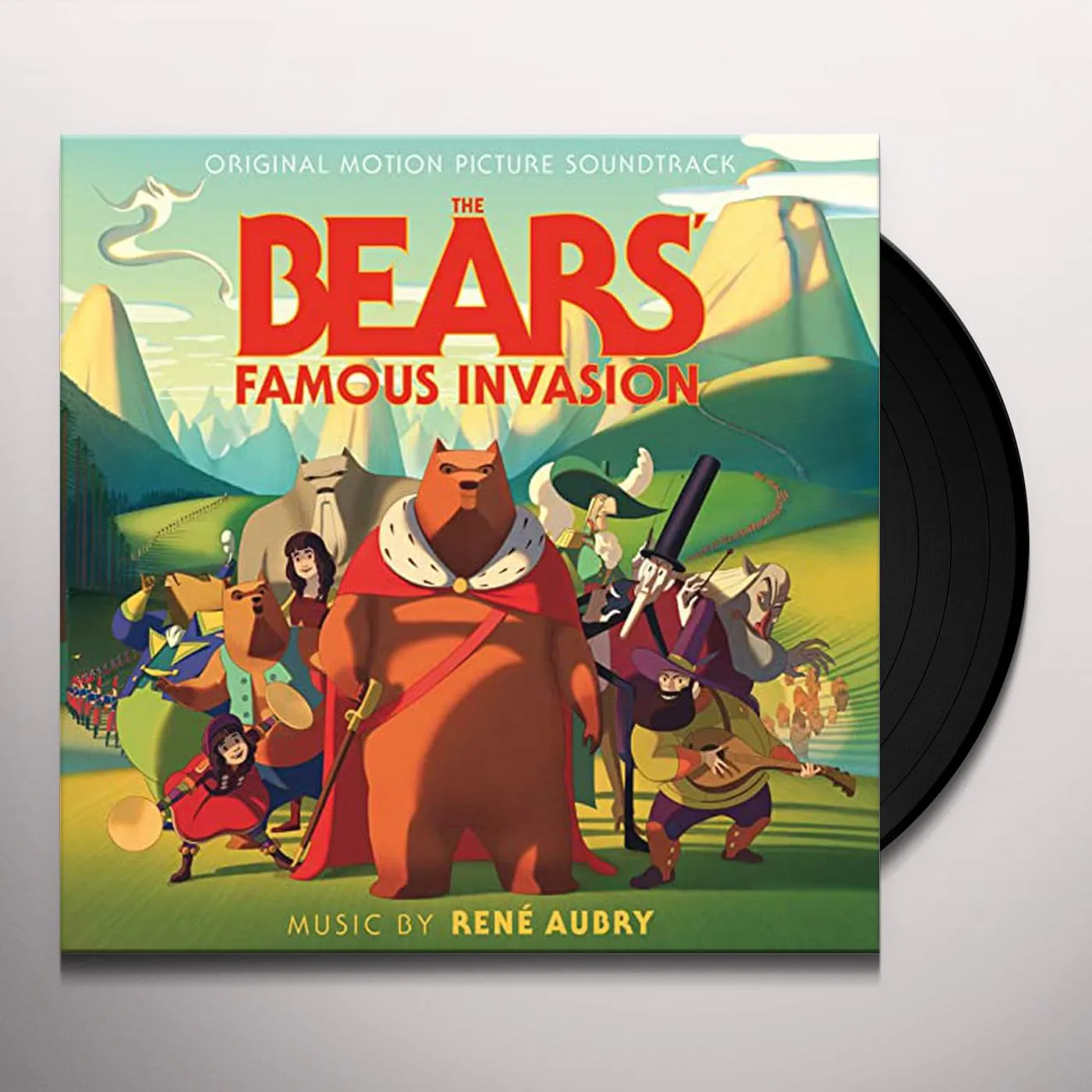 René Aubry BEAR'S FAMOUS INVASION OF SICILY / Original Soundtrack Vinyl Record