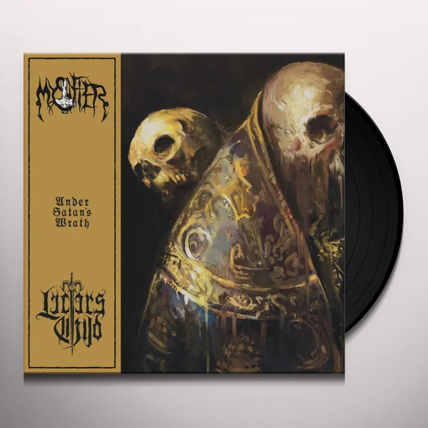 Lucifer'S Child / Mystifier UNDER SATAN'S WRATH Vinyl Record