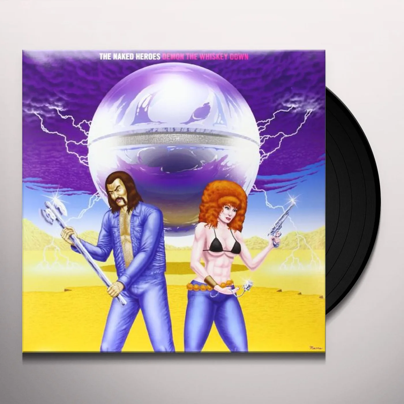 The Naked Heroes DEMON THE WHISKEY DOWN Vinyl Record