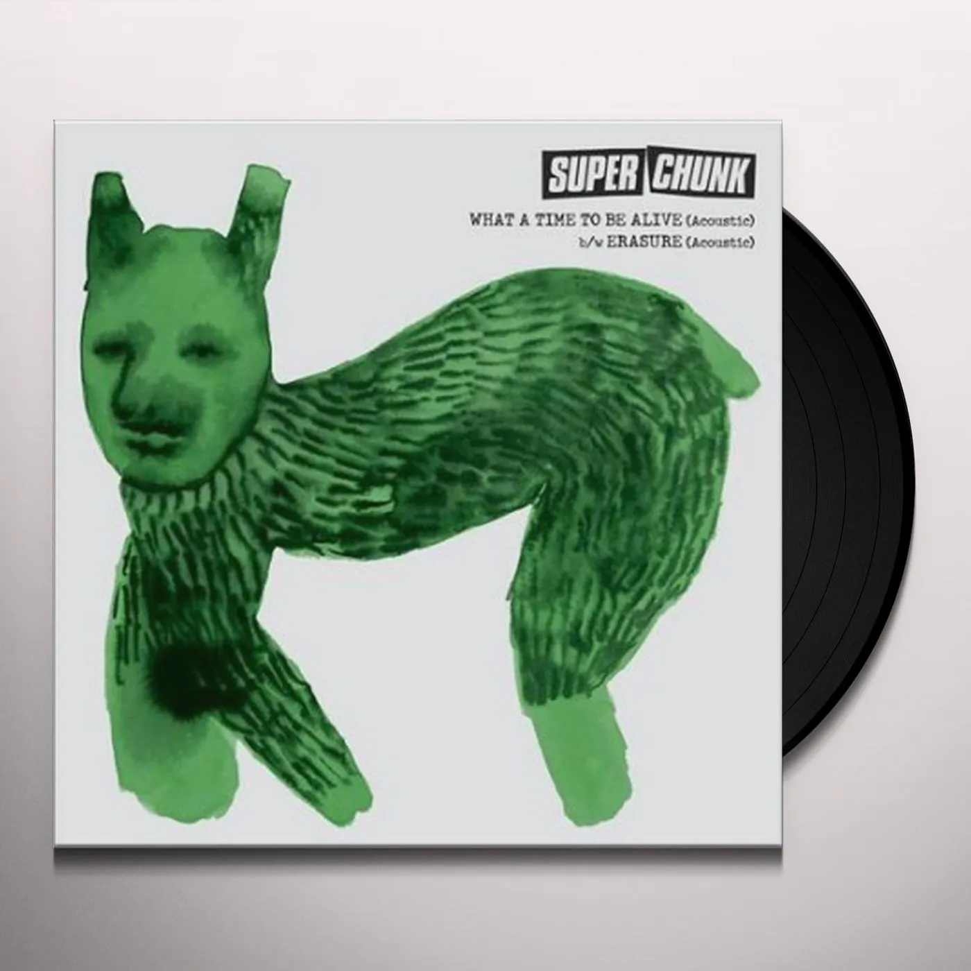 Superchunk What a Time to Be Alive (Acoustic)" b/w "Erasure (Acoustic)" Vinyl Record