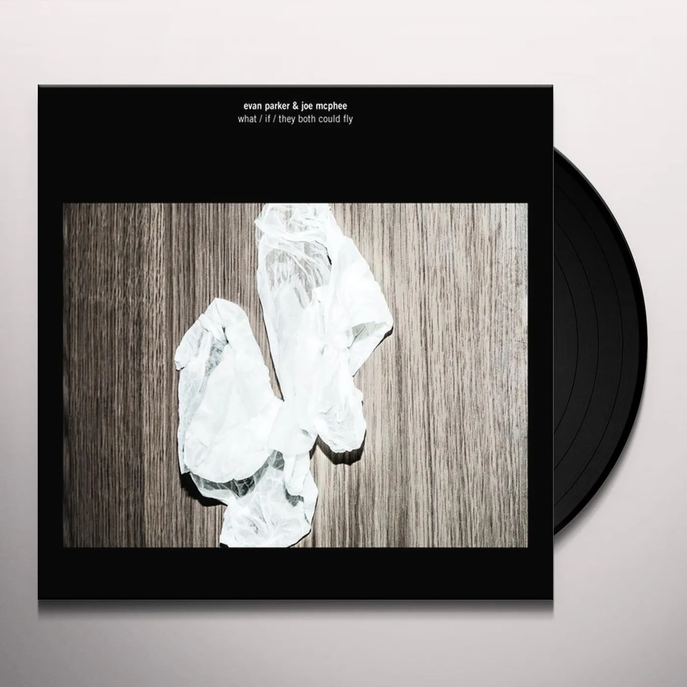 Evan Parker & Joe McPhee WHAT/IF/THEY BOTH COULD FLY Vinyl Record