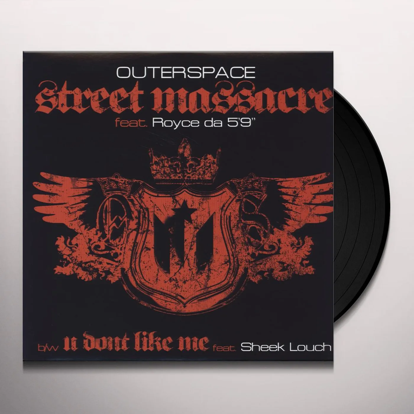 Outerspace STREET MASSACRE / U DON'T LIKE ME Vinyl Record