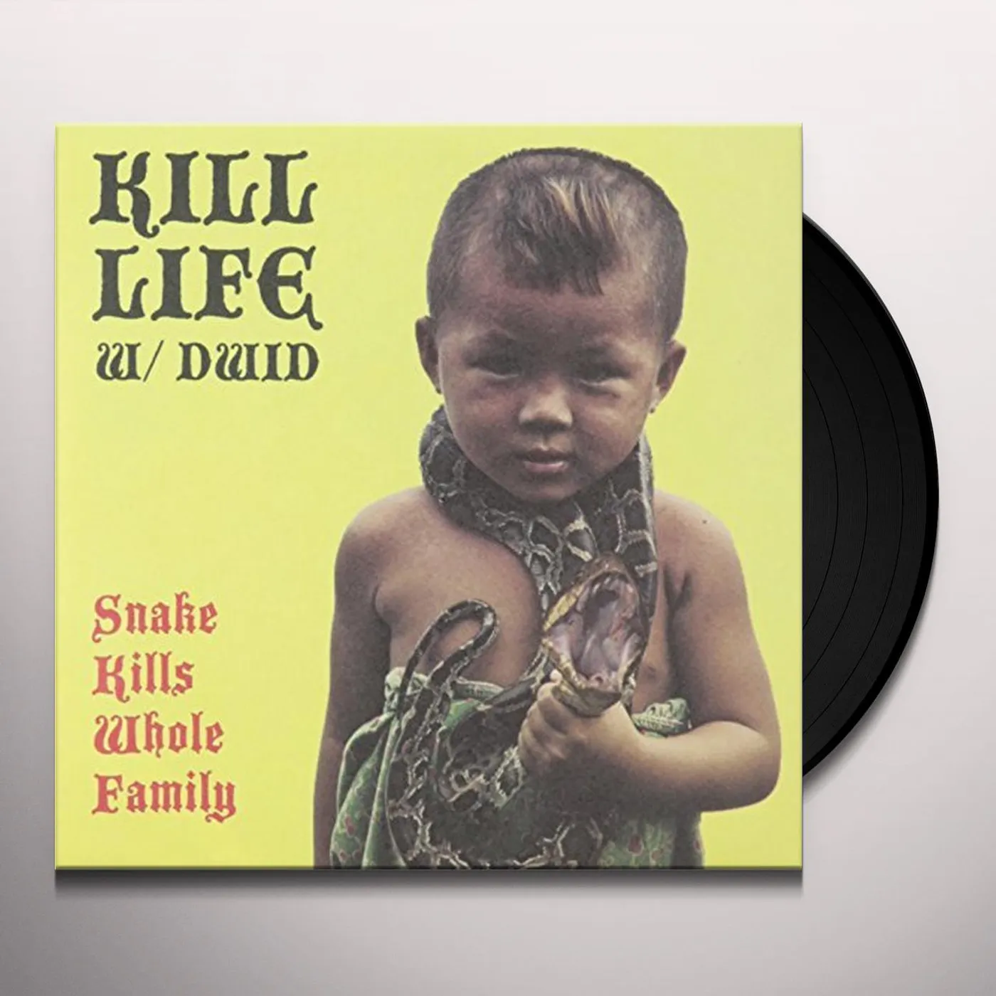 Dwid Kill Life / Hellion SNAKE KILLS WHOLE FAMILY Vinyl Record