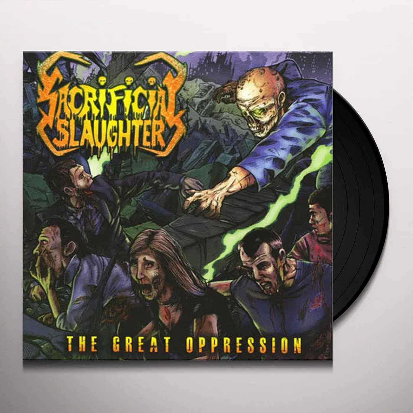 Sacrificial Slaughter GREAT OPPRESSION Vinyl Record