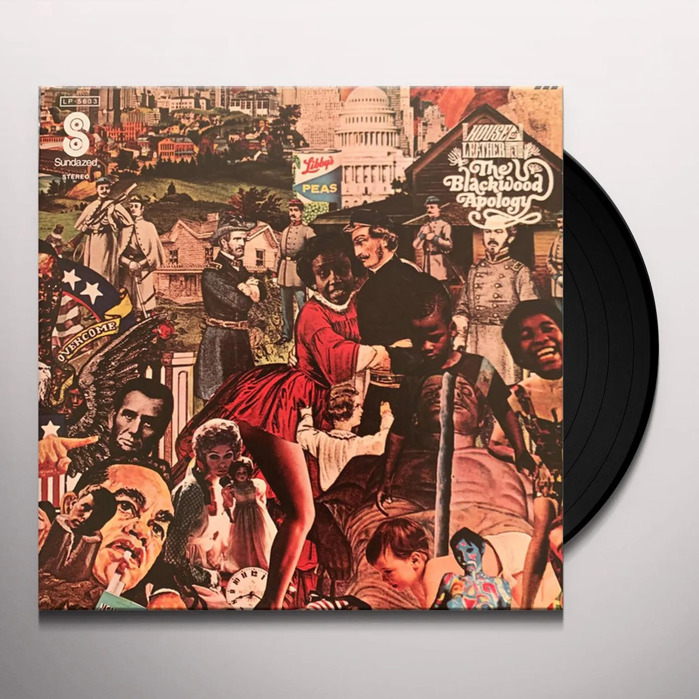 The Blackwood Apology HOUSE OF LEATHER (RED VINYL) Vinyl Record