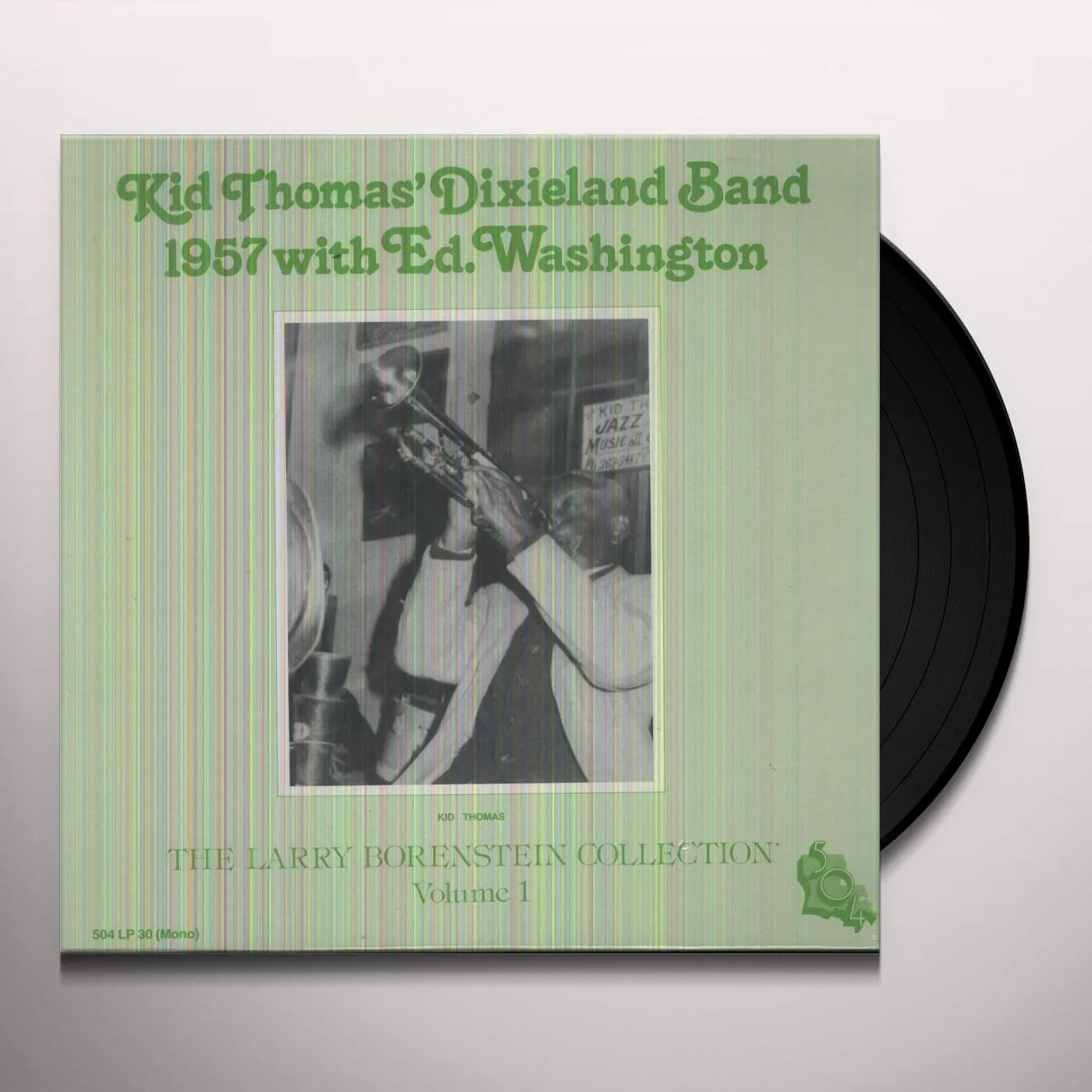 Kid Thomas' Dixieland Band 1957 WITH ED WASHINGTON Vinyl Record