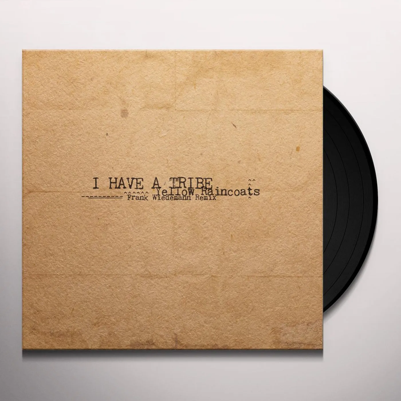 I Have A Tribe YELLOW RAINCOATS (FRANK WIEDEMANN REMIX) Vinyl Record