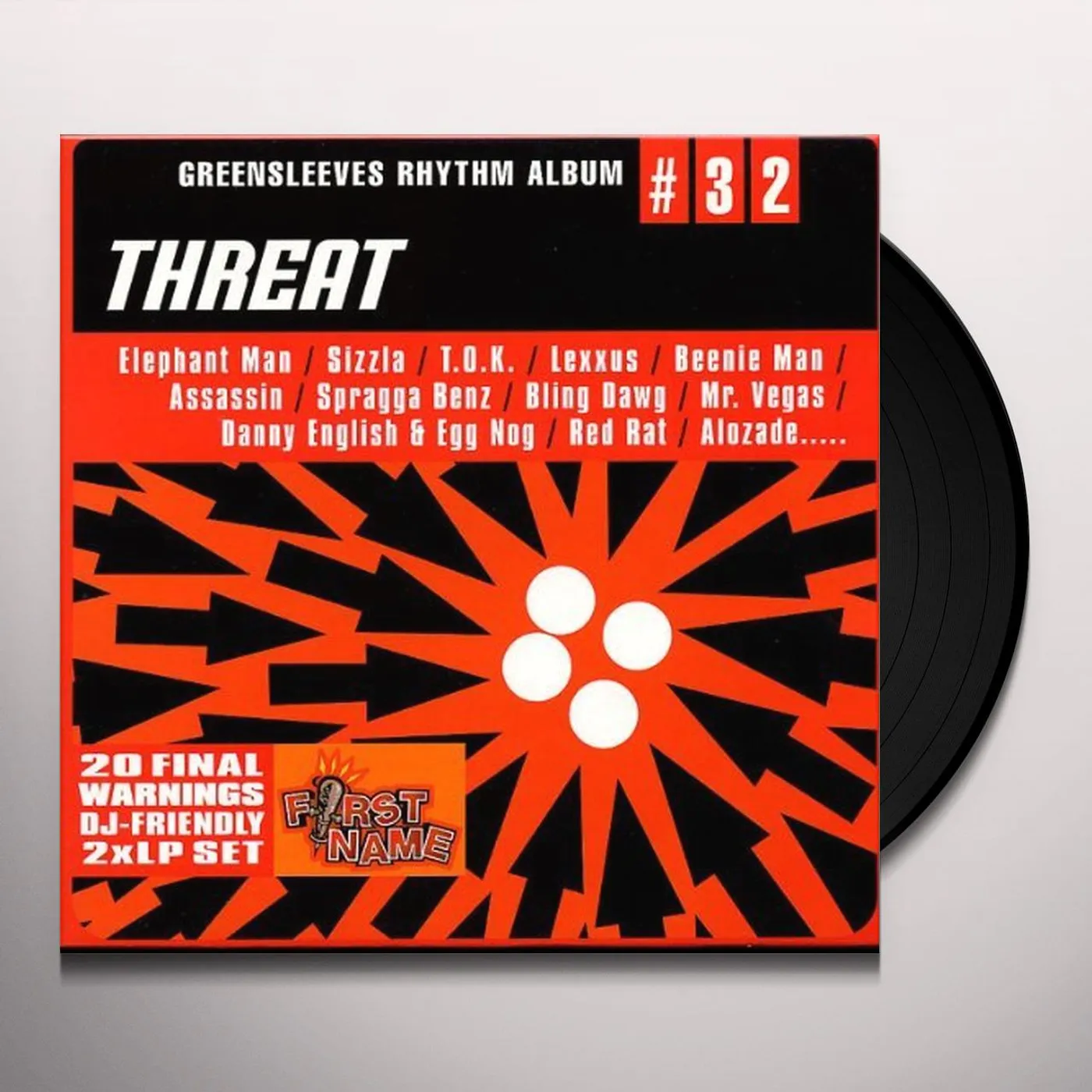 GREENSLEEVES RHYTHM ALBUM 32: THREAT / VARIOUS Vinyl Record