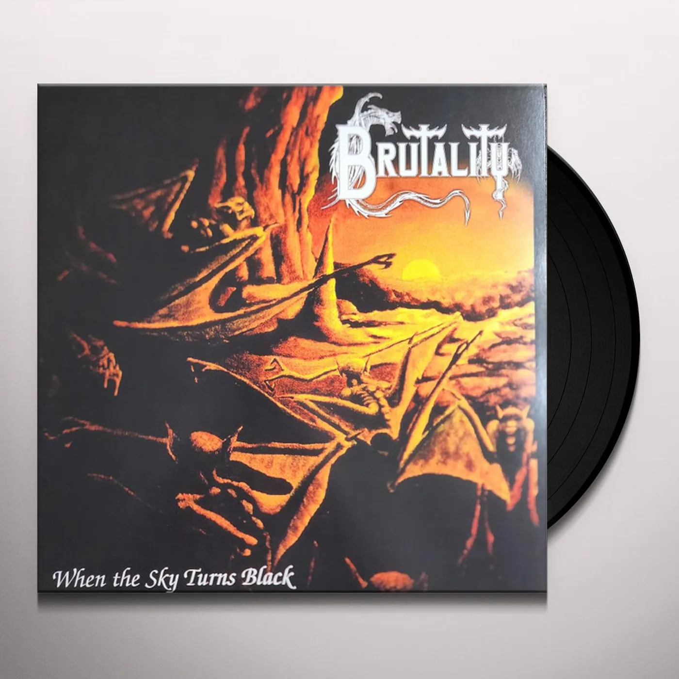 Brutality WHEN THE SKY TURNS BLACK Vinyl Record
