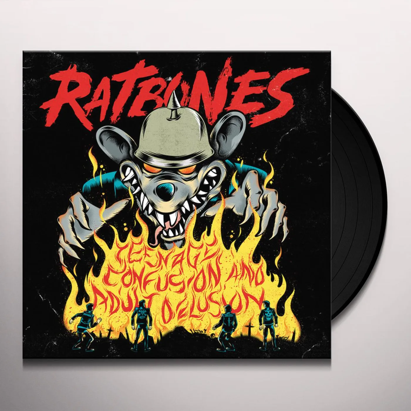 Ratbones Teenage Confusion And Adult Delusion Vinyl Record