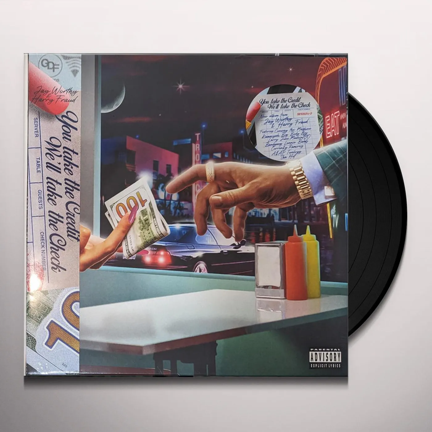 Jay Worthy / Harry Fraud YOU TAKE THE CREDIT WE'LL TAKE THE CHECK Vinyl Record