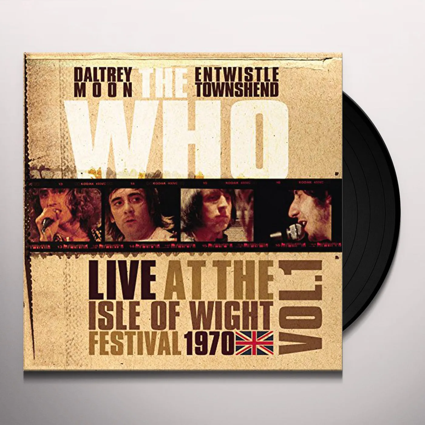 The Who LIVE AT THE ISLE OF WIGHT 1 Vinyl Record