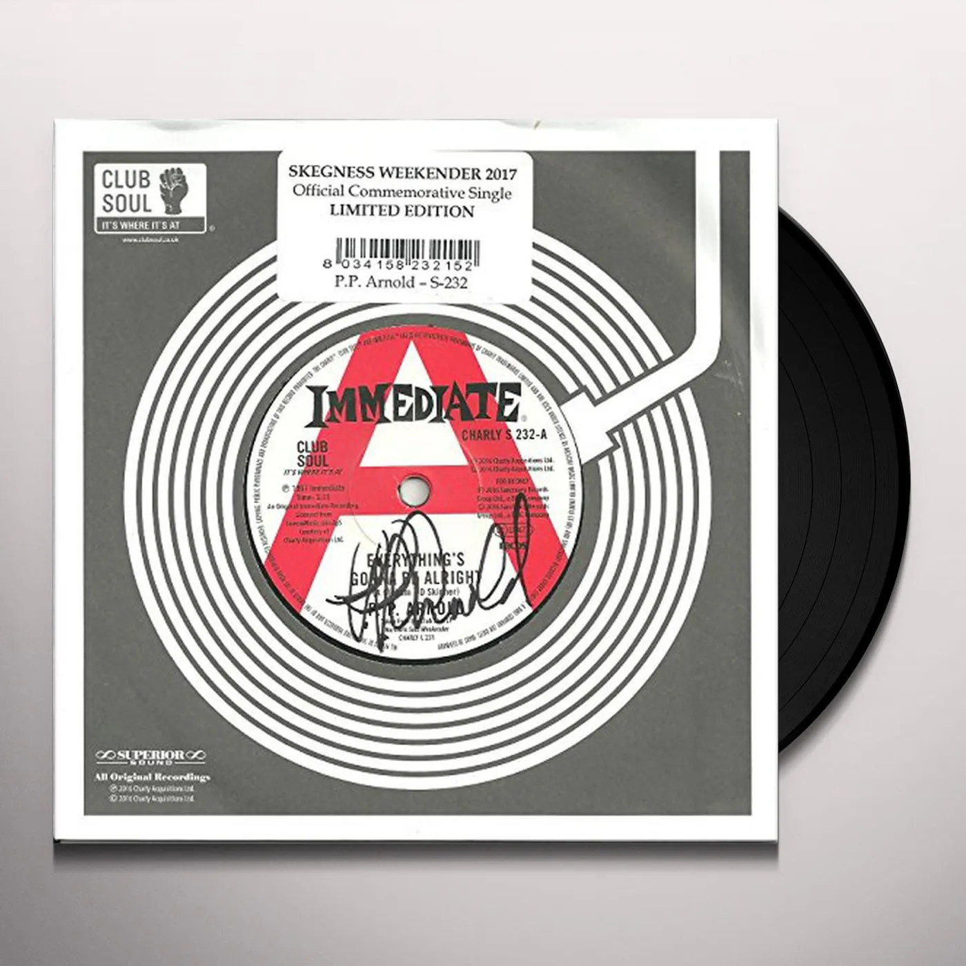 P.P. Arnold EVERYTHING'S GONNA BE ALRIGHT Vinyl Record