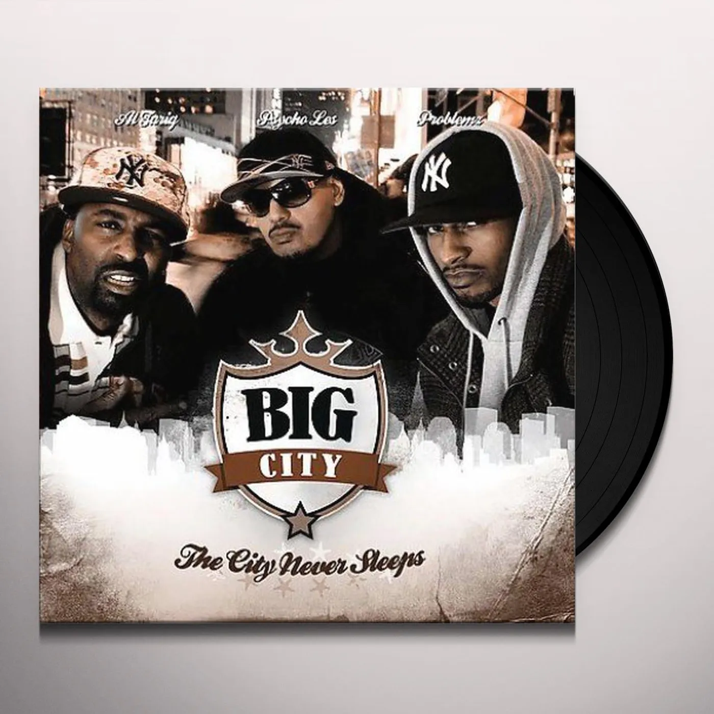 Big City [ Psycho Les / Al Tario / Problemz ] CITY NEVER SLEEPS Vinyl Record