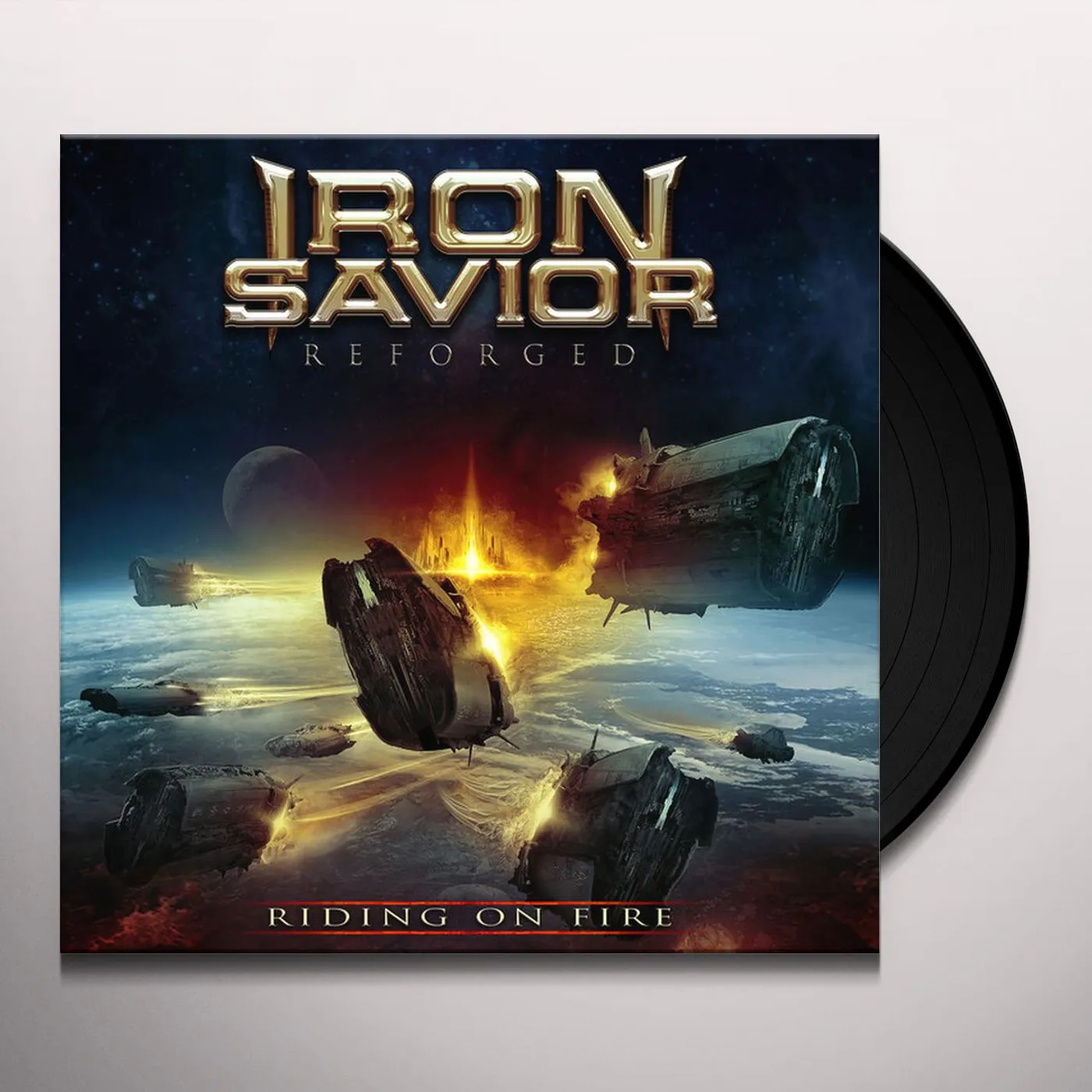 Iron Savior Reforged - Riding On Fire Vinyl Record