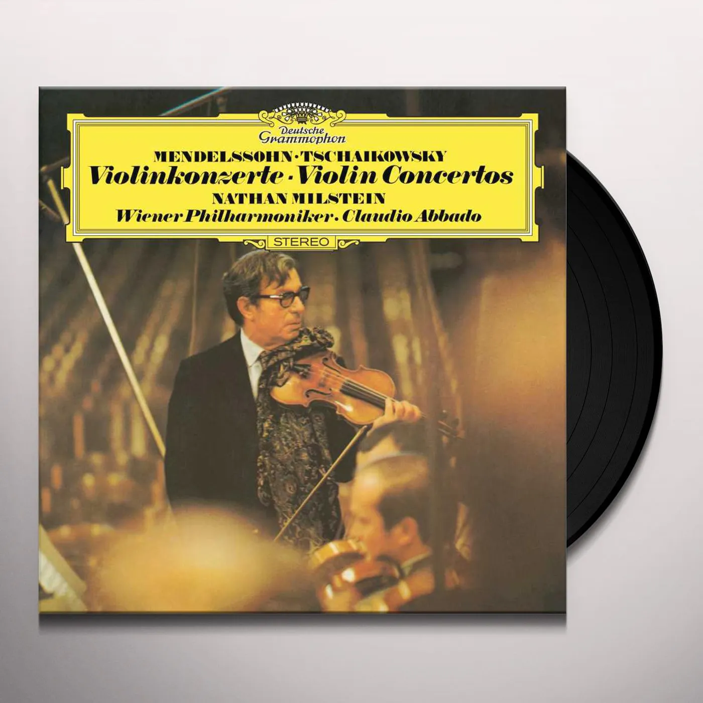 TCHAIKOVSKY / MENDELSSOHN / MILSTEIN / ABBADO VIOLIN CONCERTOS Vinyl Record