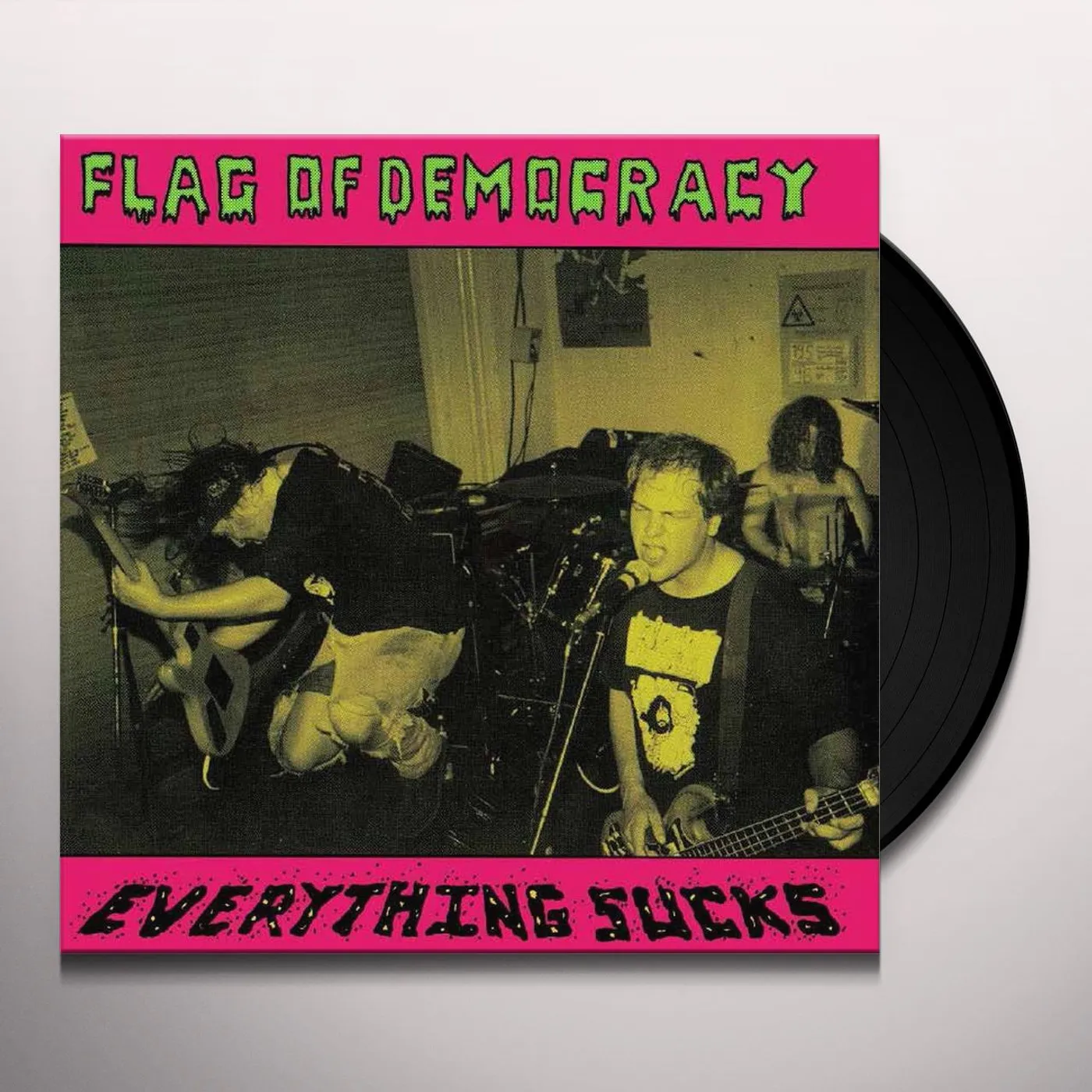 Flag Of Democracy Everything Sucks Vinyl Record