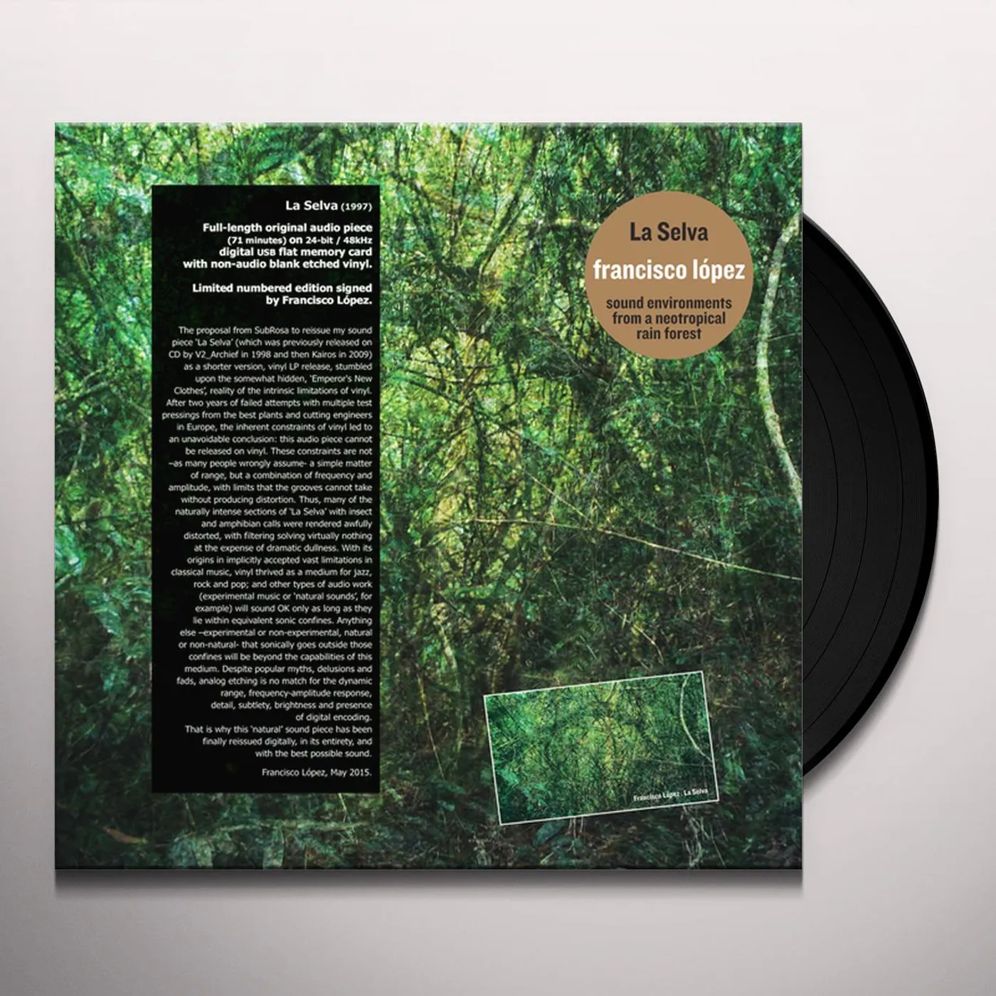 Francisco López La Selva Vinyl Record