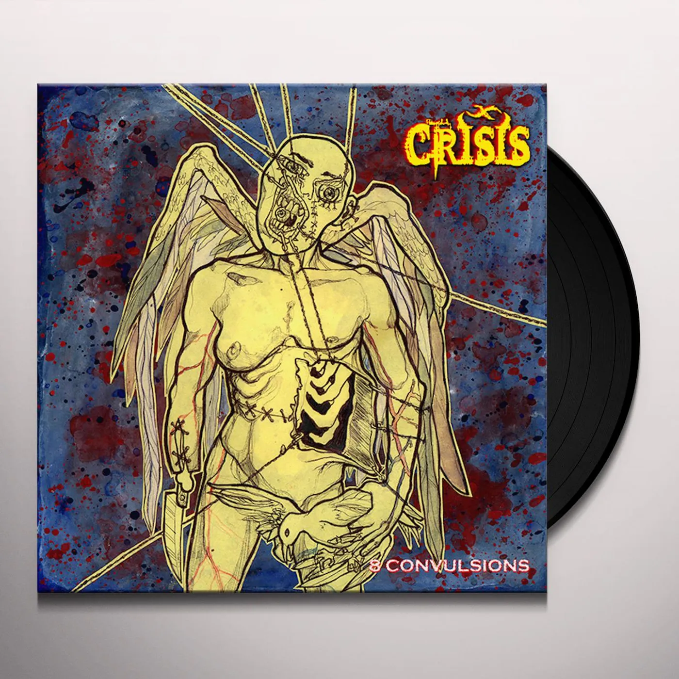 CRISIS 8 Convulsions Vinyl Record