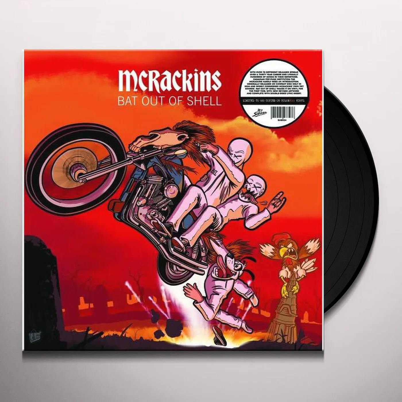 McRackins Bat Out Of Shell Vinyl Record