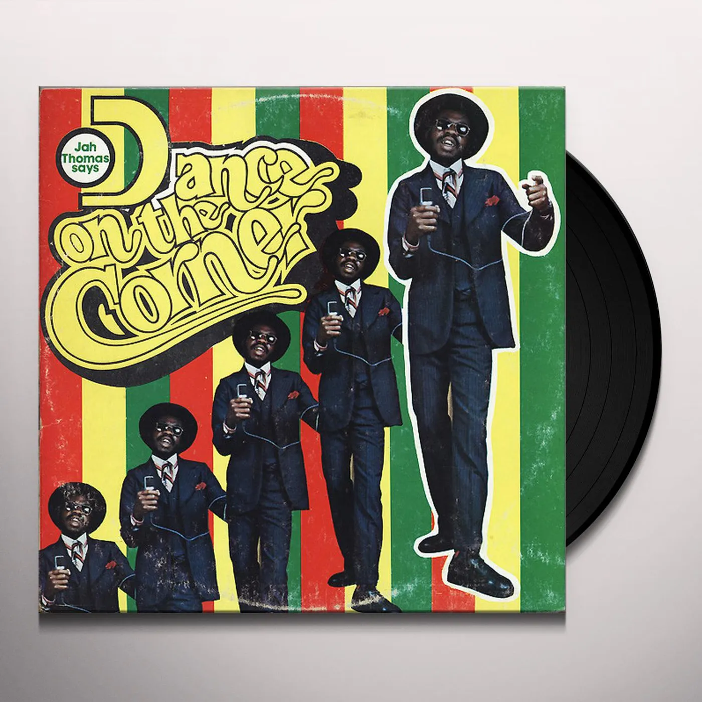 Jah Thomas DANCE ON THE CORNER Vinyl Record