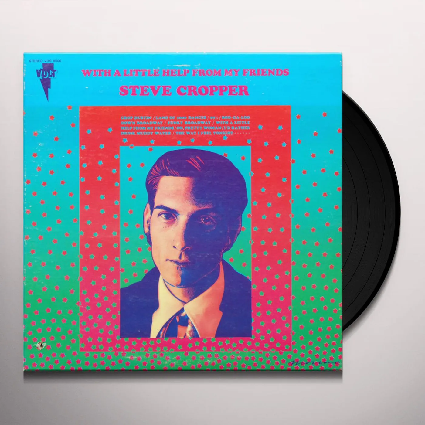 Steve Cropper WITH A LITTLE HELP FROM MY FRIENDS Vinyl Record