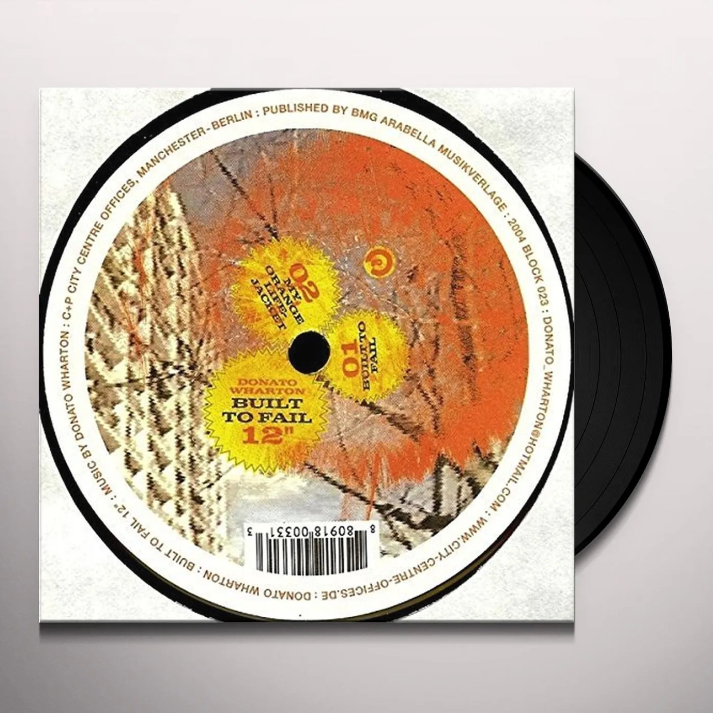 Donato Wharton BUILT TO FAIL Vinyl Record