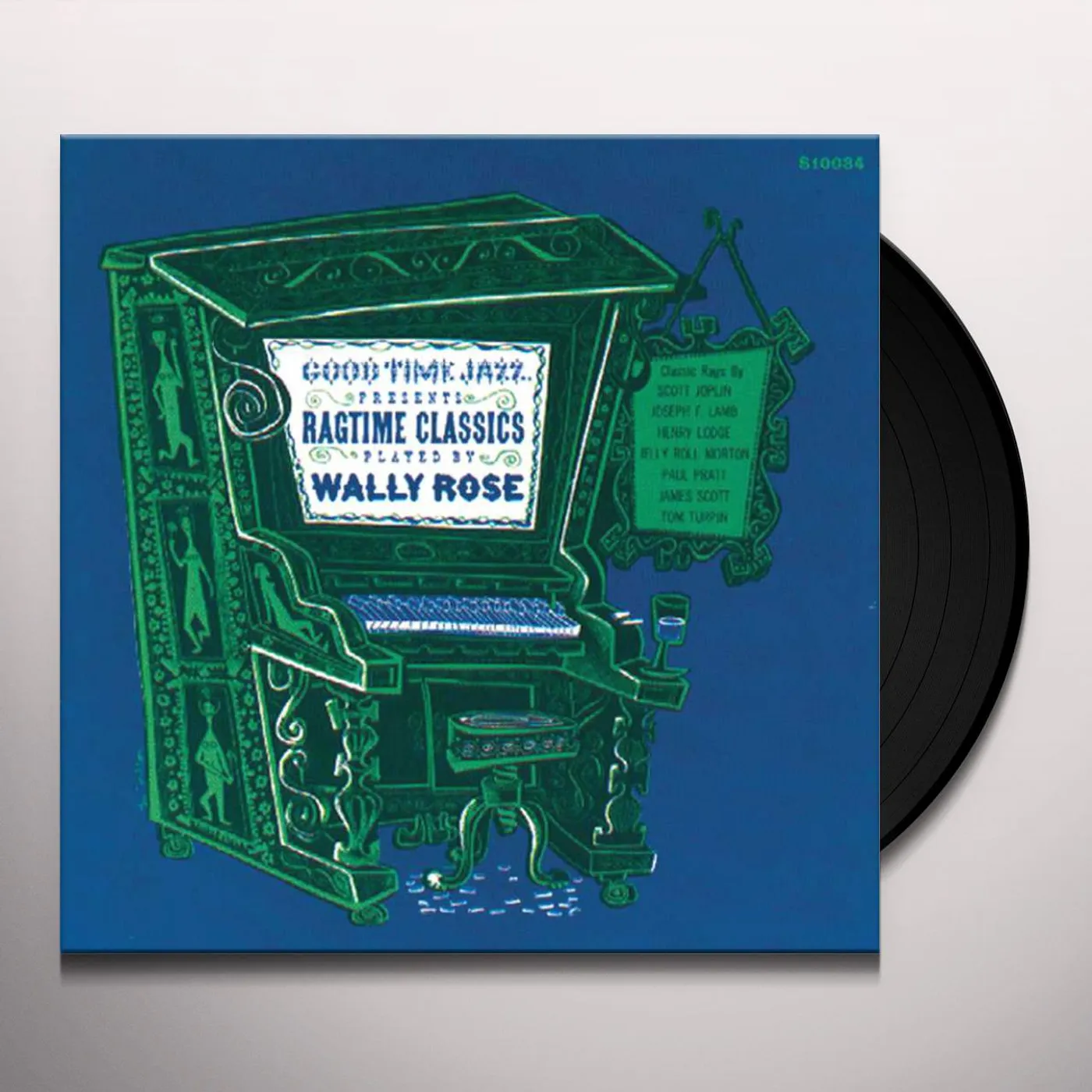 Wally Rose Ragtime Classics Vinyl Record
