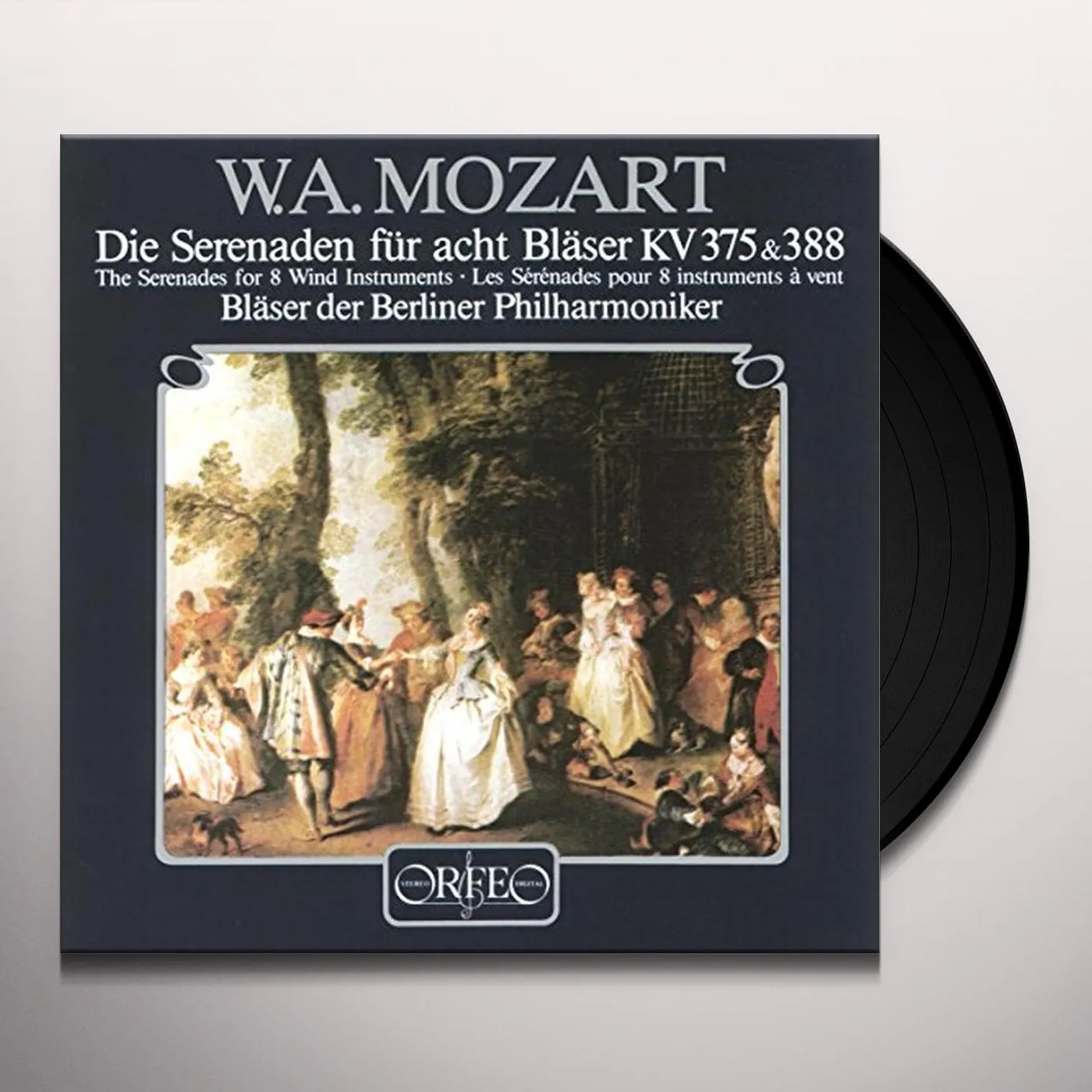 Bläser der Berliner Philharmoniker DIE SERENADEN FUR 8 BLASER Vinyl Record