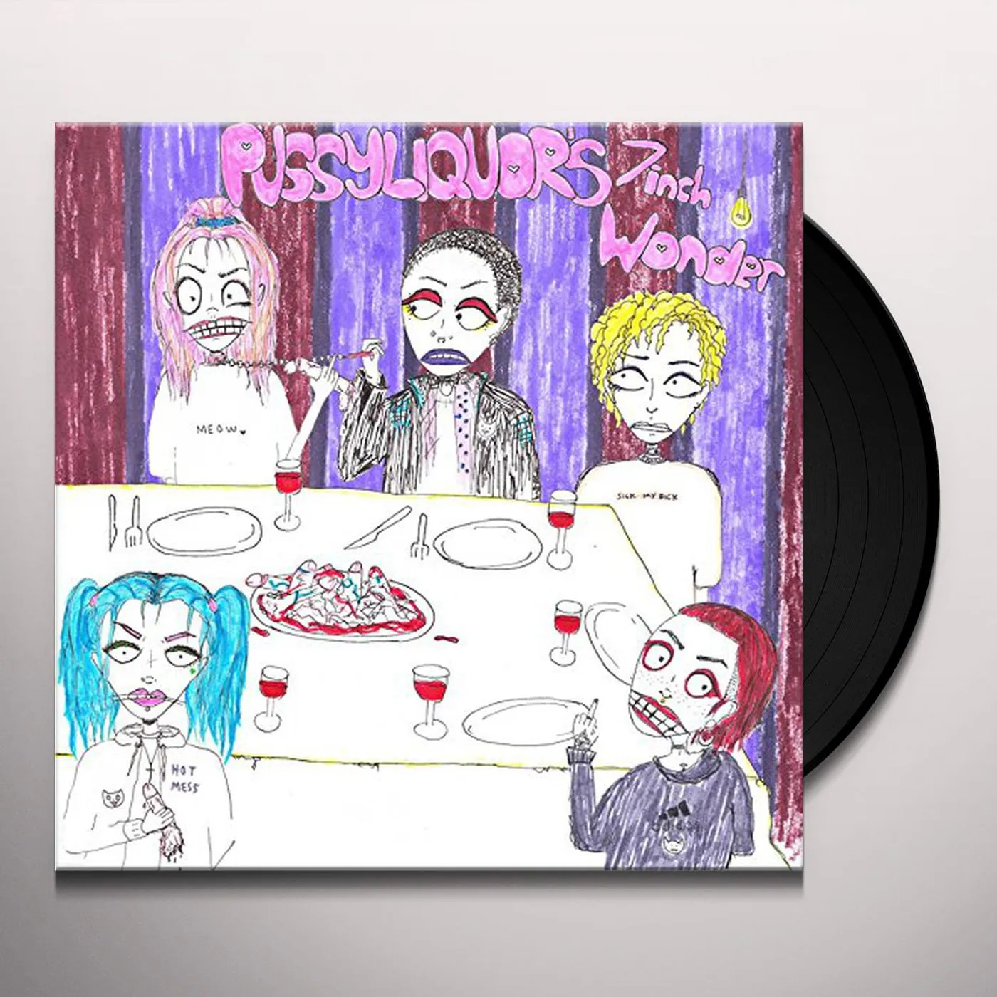 Pussyliquor 7 WONDER Vinyl Record