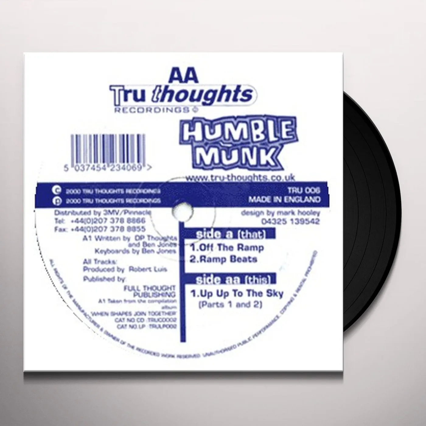 Humble Munk OFF THE RAMP Vinyl Record