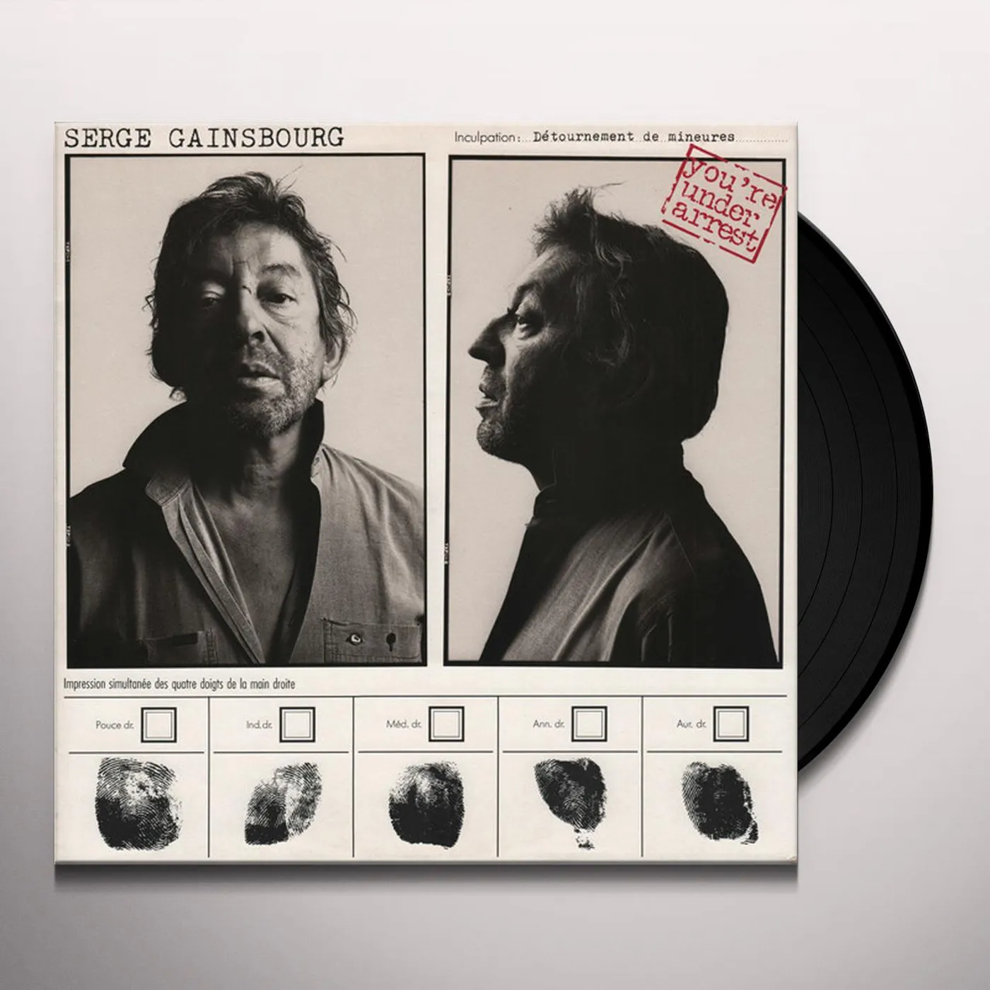 Serge Gainsbourg YOU'RE UNDER ARREST Vinyl Record