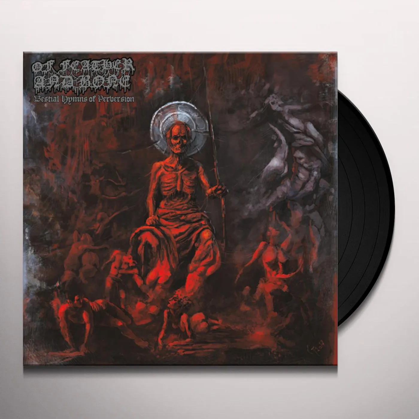 Of Feather And Bone Bestial Hymns of Perversion Vinyl Record