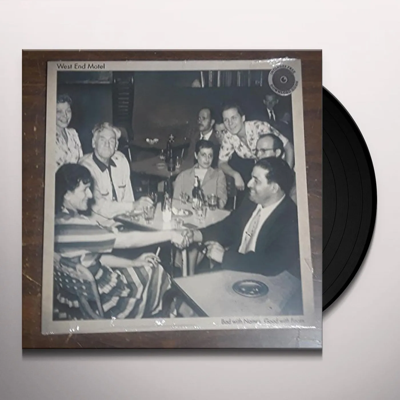 West End Motel BAD WITH NAMES & GOOD WITH FACES Vinyl Record