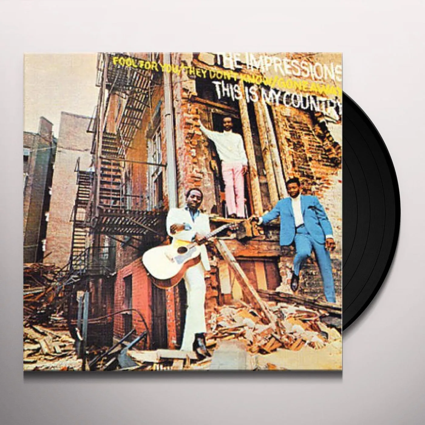 The Impressions THIS IS MY COUNTRY Vinyl Record
