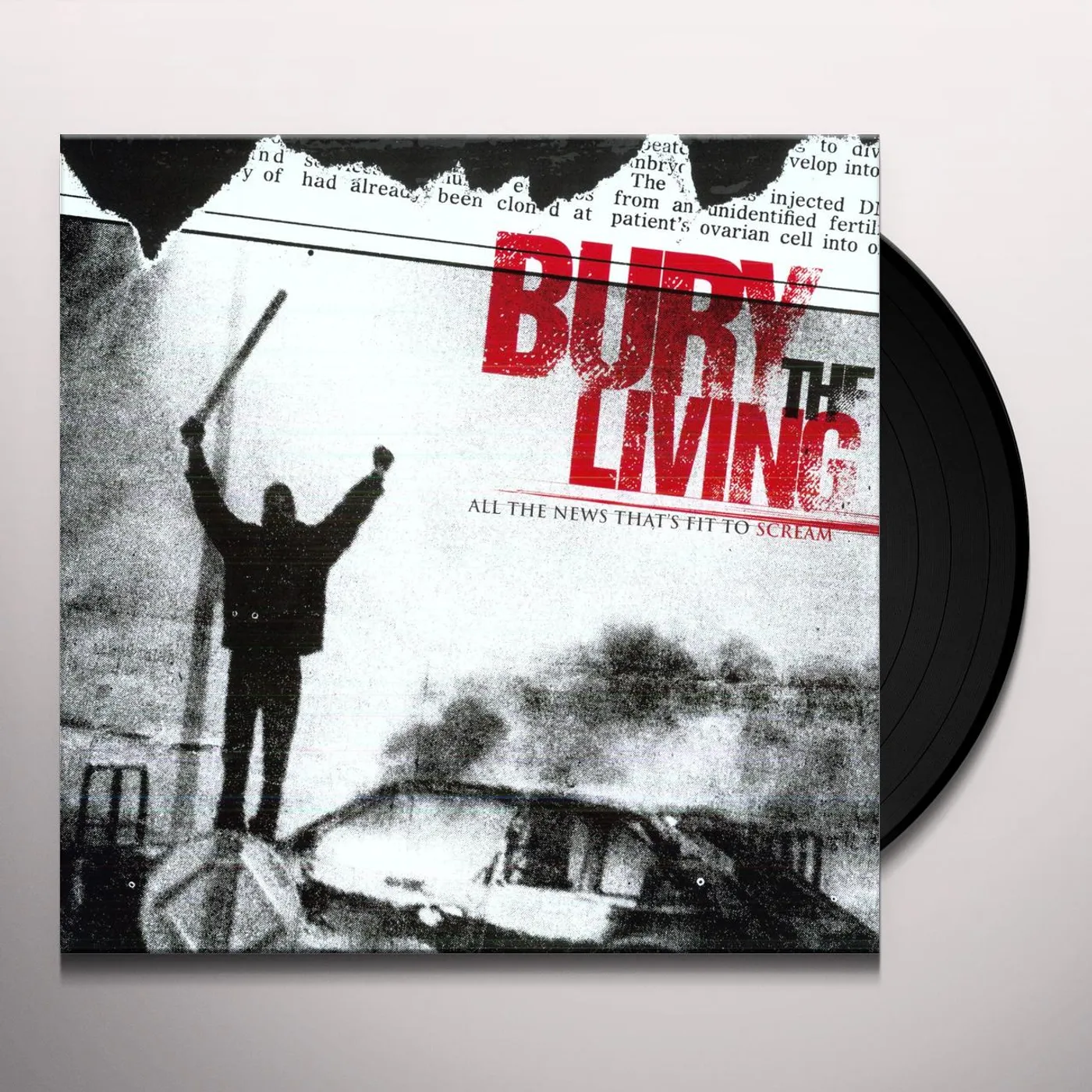 Bury The Living All The News That's Fit To Scream Vinyl Record