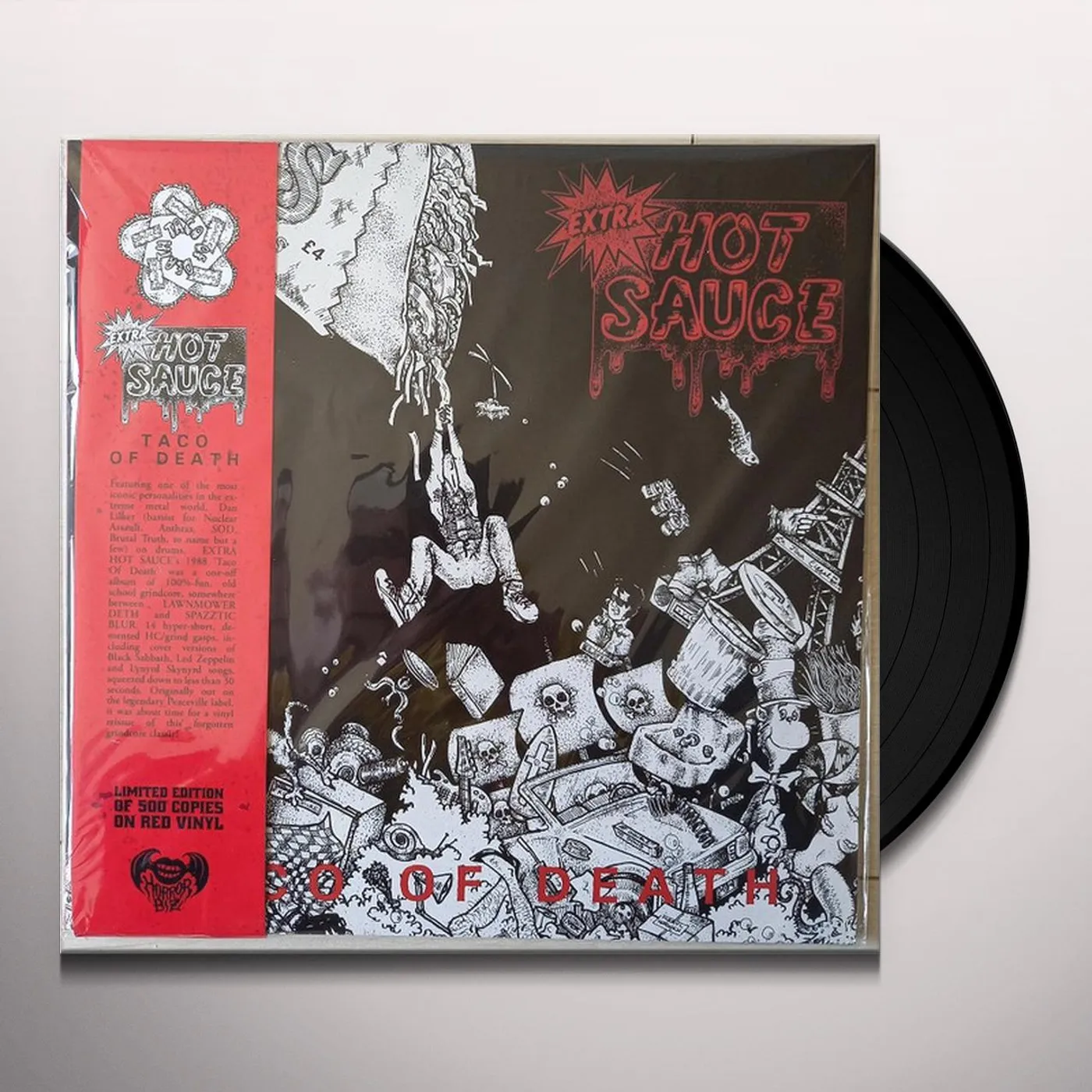 Extra Hot Sauce Taco Of Death Vinyl Record