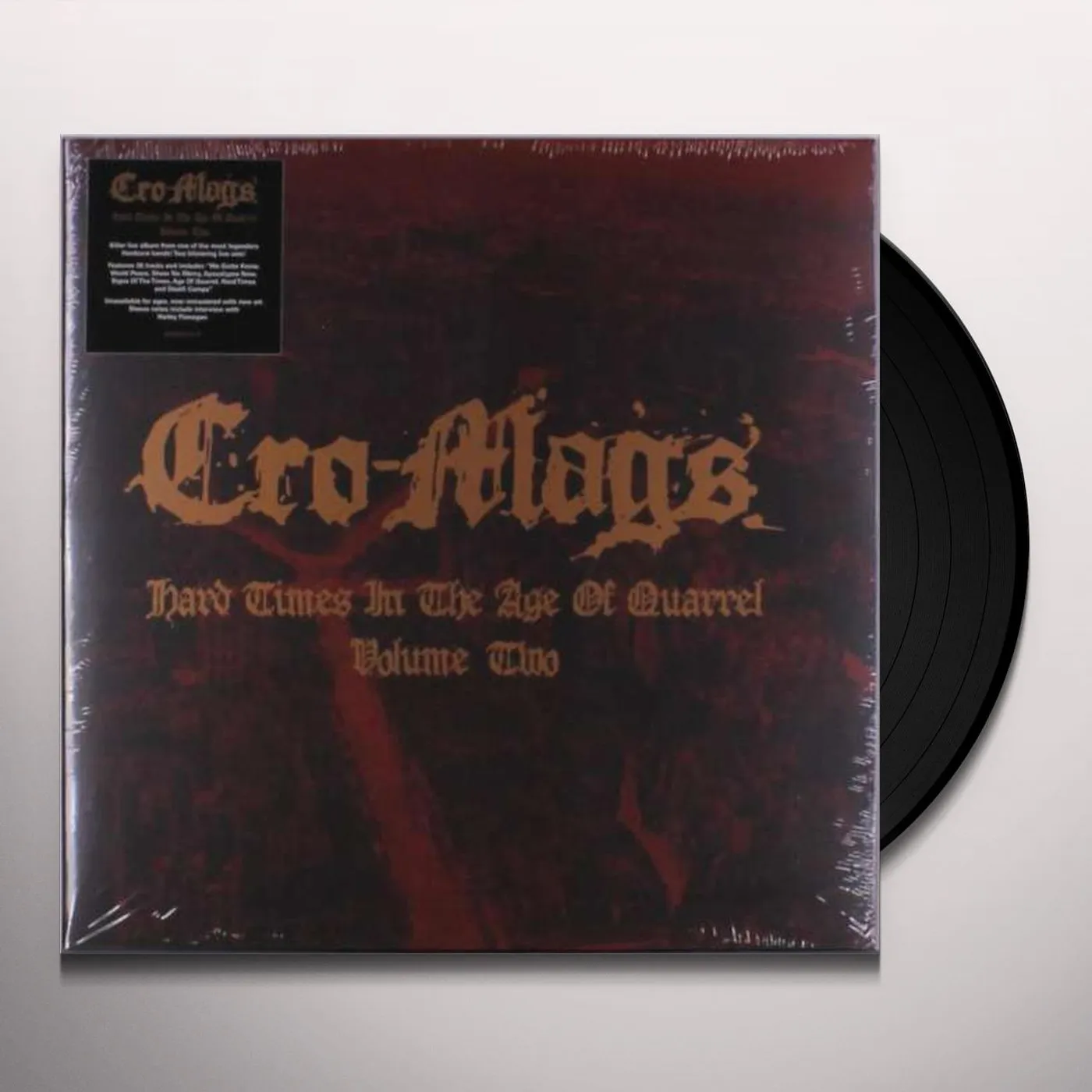 Cro-Mags Hard Times In The Age Of Quarrel: Vol 2 (2LP) Vinyl Record