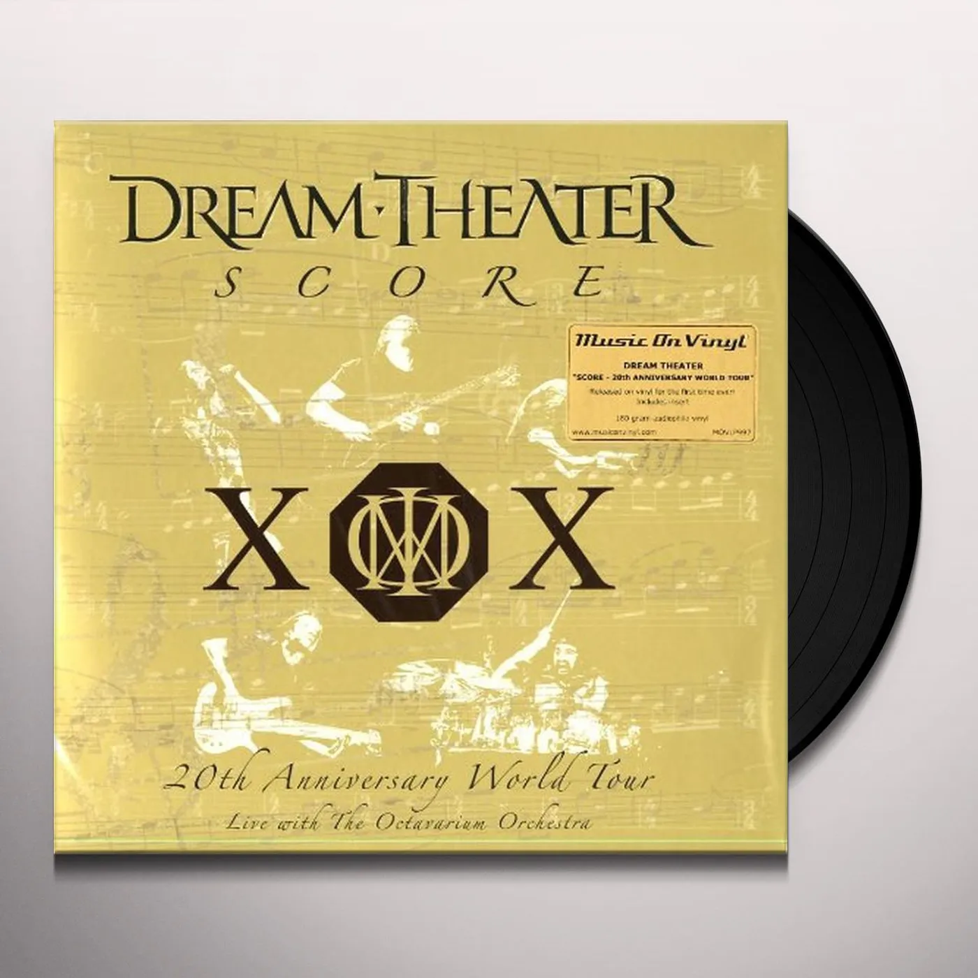 Dream Theater SCORE 20TH ANNIVERSARY WORLD TOUR Vinyl Record