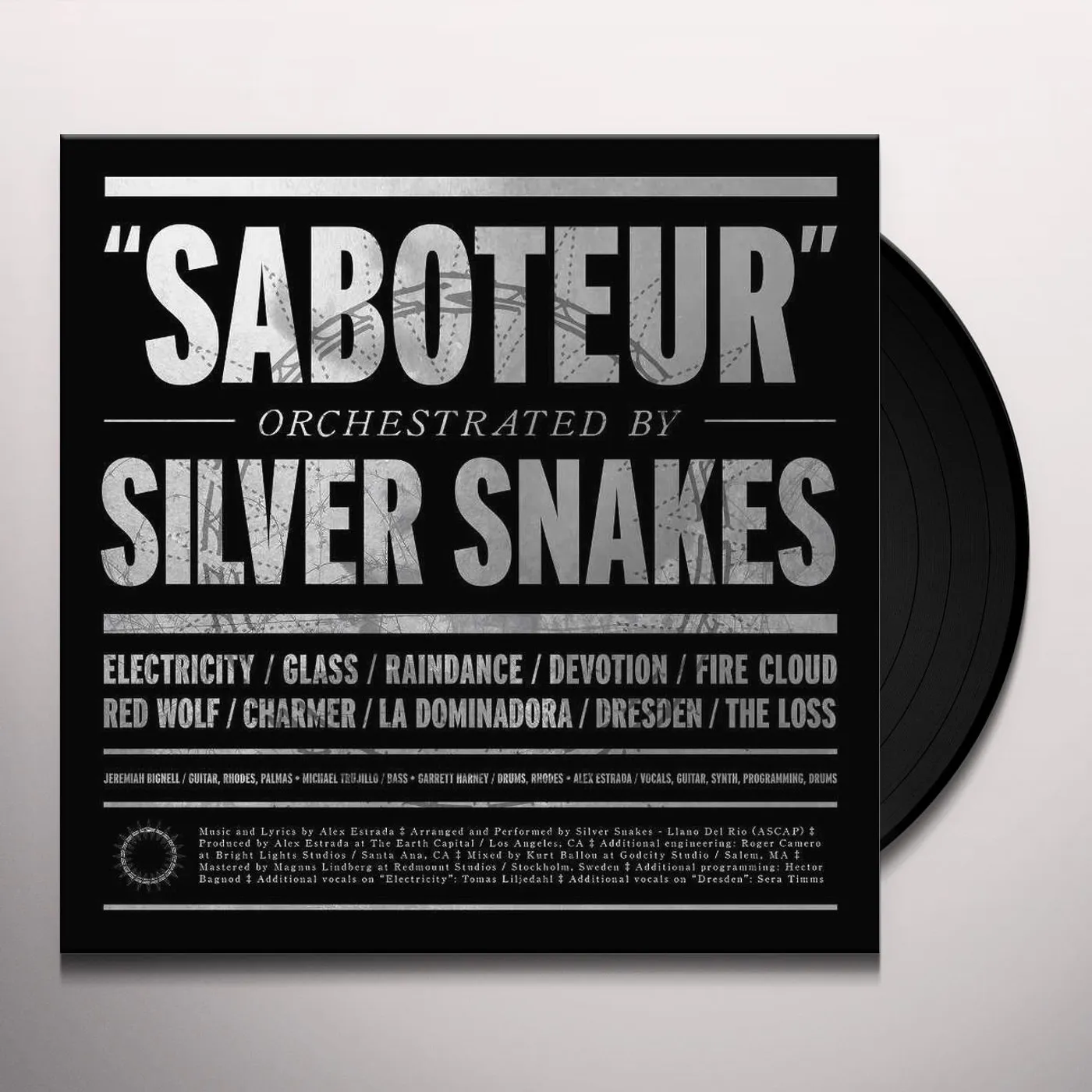 Silver Snakes Saboteur Vinyl Record