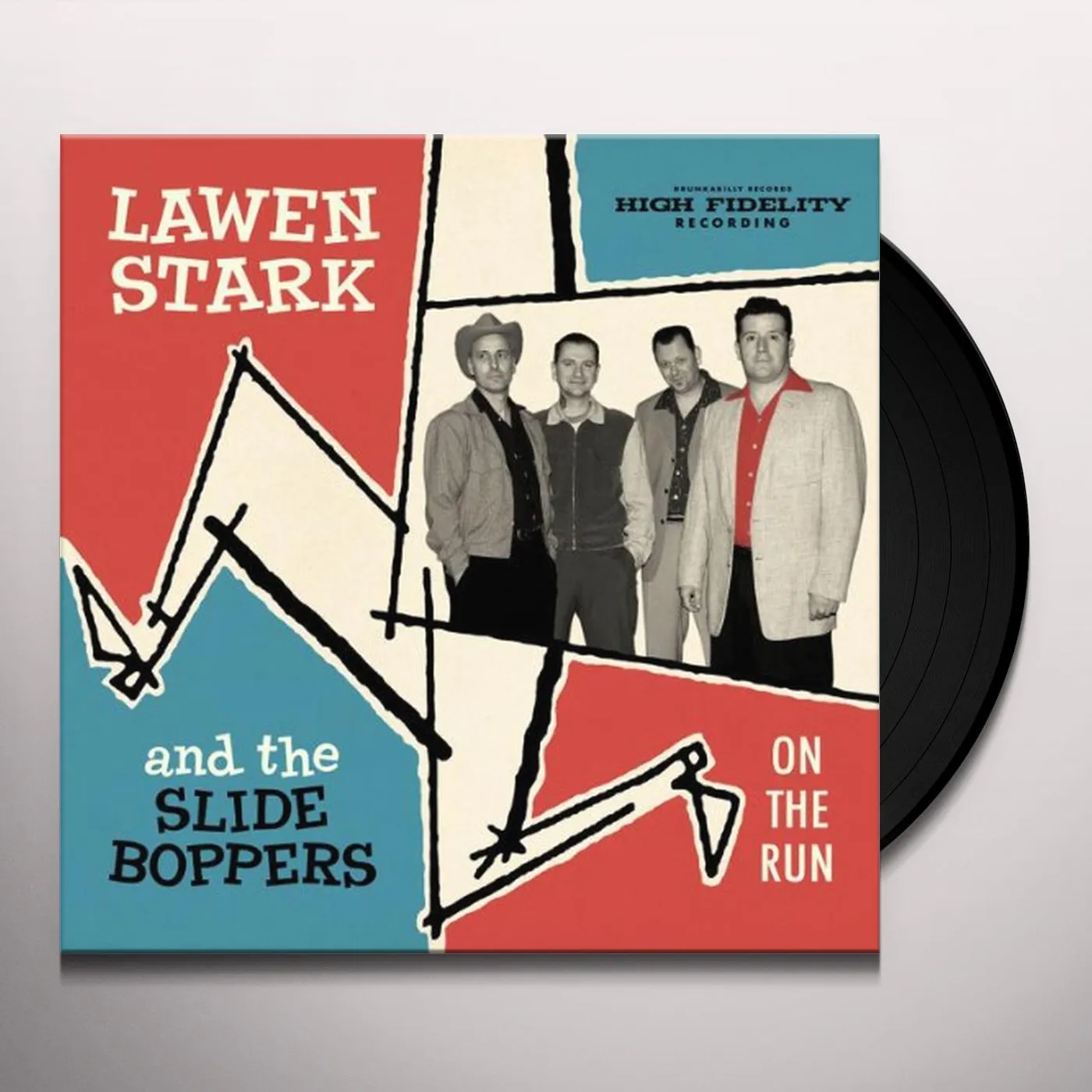 Lawen Stark And The Slide Boppers On the Run Vinyl Record