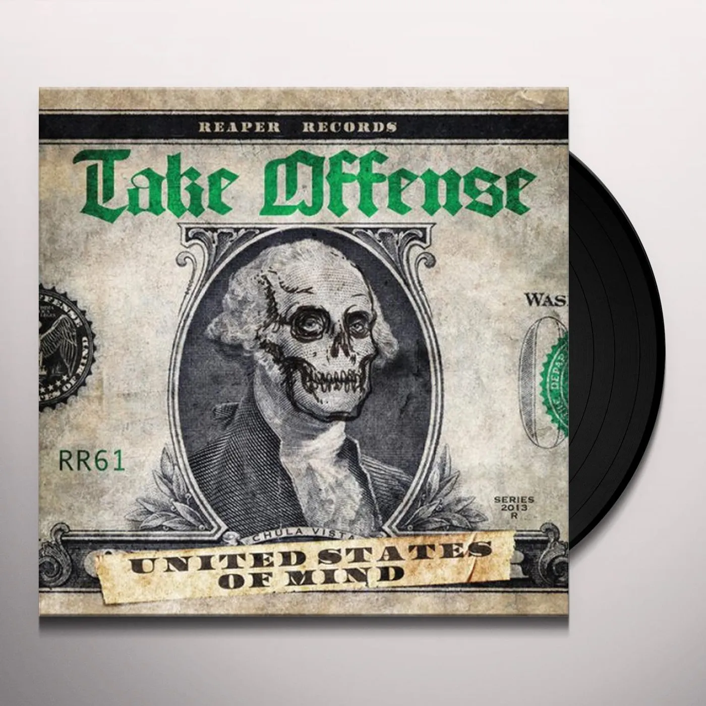 Take Offense UNITED STATES OF MIND Vinyl Record