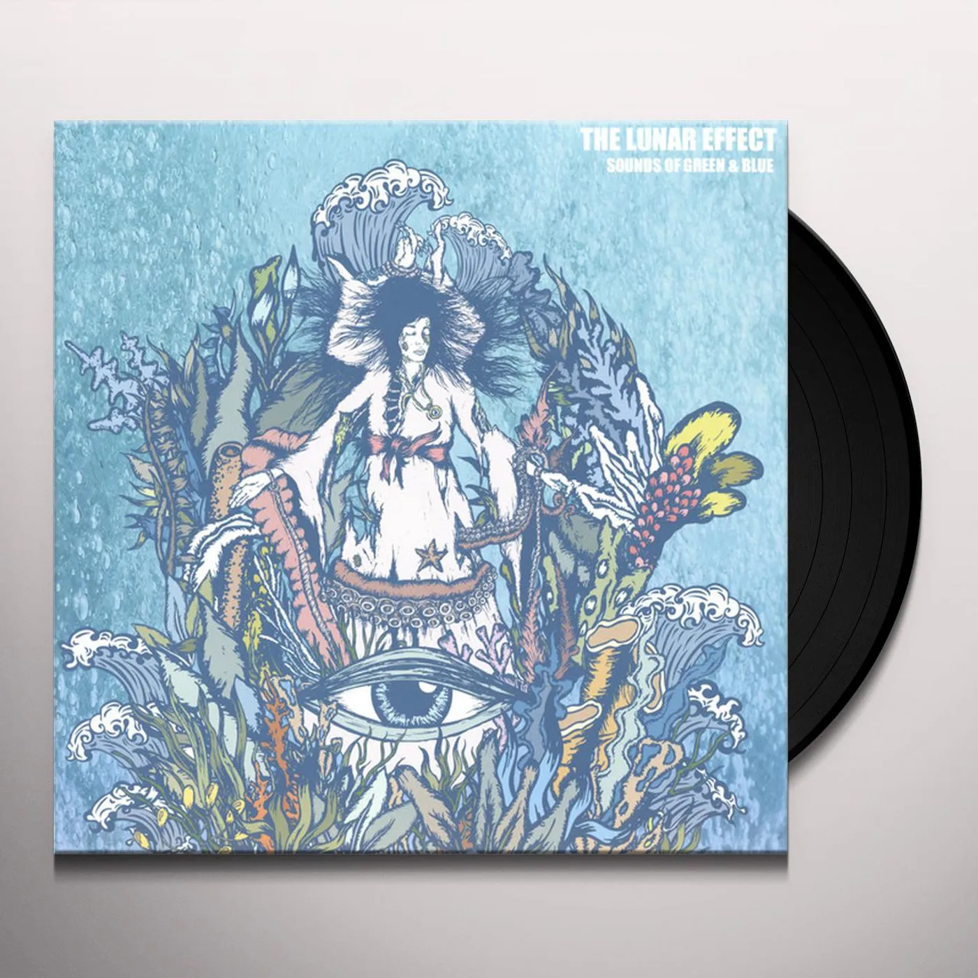 The Lunar Effect SOUNDS OF GREEN & BLUE (ORANGE VINYL) Vinyl Record