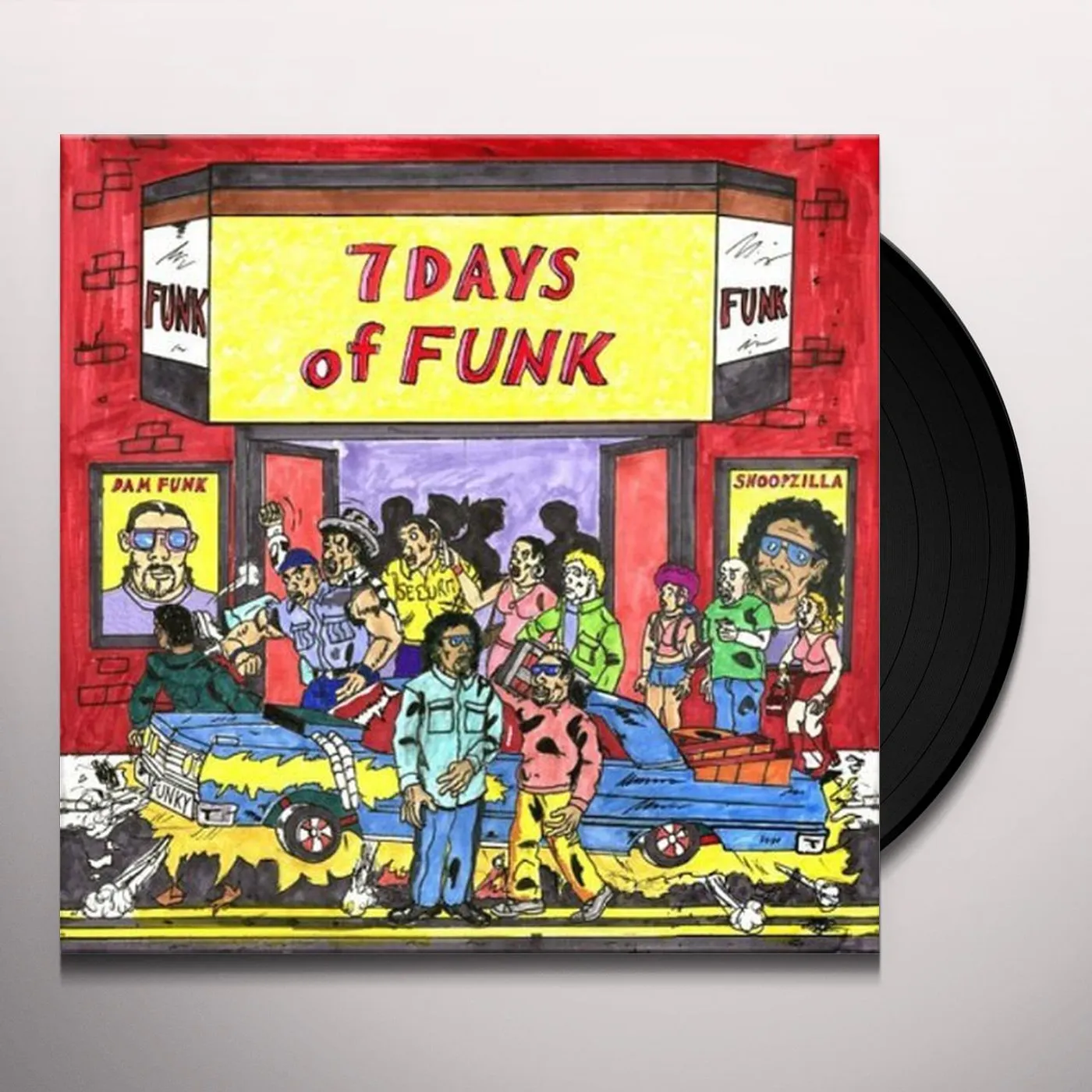 7 Days Of Funk / Faden Away (8 X 7  Box Vinyl Record