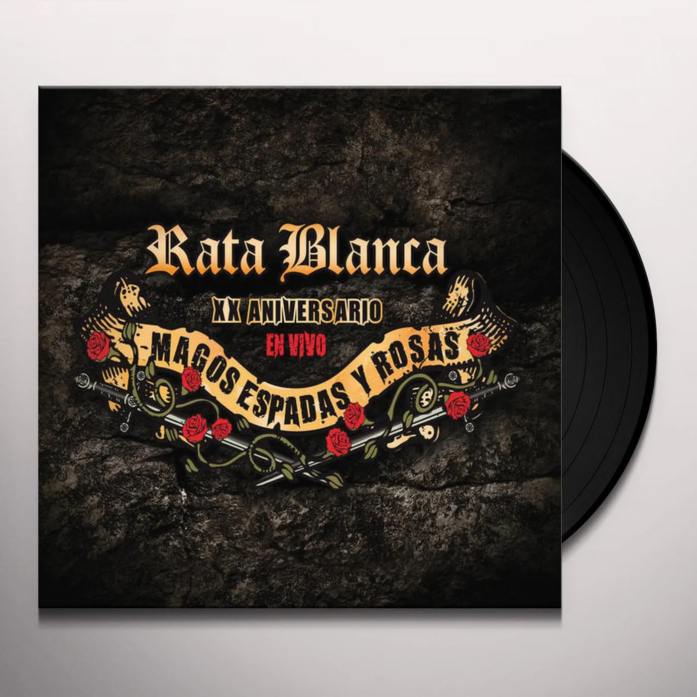 Rata Blanca XX ANIVERSARIO: MAGOS ESPADAS Y ROSAS (EN VIVO) Vinyl Record